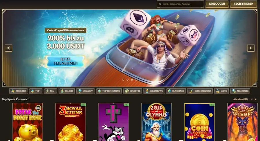 Registrieren Sie sich auf der offiziellen Realz Casino-Website in Deutschland.